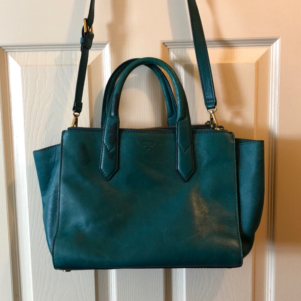 Leather satchel/ crossbody
